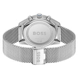 Hugo Boss Skytraveller Chronograph Blue Dial Silver Mesh Strap Watch for Men - 1514149 Buy Now By Hugo Boss