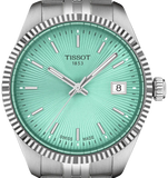 Tissot Ballade Quartz Green Dial Silver Steel Strap Watch for Women - T156.210.11.091.00 Authentic Buy Shop Now