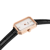 Tissot SRV White Mother of Pearl Dial Black Leather Strap Watch for Women - T160.110.36.113.00 Authentic Buy Shop Now