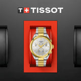 Tissot PR 100 Chronograph Silver Dial Two Tone Steel Strap Watch for Men - T150.417.22.031.00 Authentic Buy Shop Now