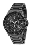 Maserati SFIDA Limited Edition Chronograph Black Dial Black Steel Strap Watch for Men - R8873640016 Authentic Buy Shop Now