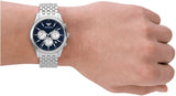 Emporio Armani Antonio Chronograph Blue Dial Silver Steel Strap Watch for Men - AR11582 Buy Now By Emporio Armani