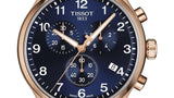 Tissot T-Sport Chrono XL Blue Dial Blue Leather Strap Watch for Men - T116.617.36.042.00 Authentic Buy Shop Now