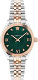 Versace Hellenyium Quartz Green Dial Two Tone Steel Strap Watch for Women - VE2S00422 Buy Now By Versace