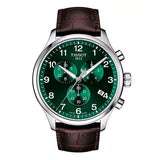 Tissot Chrono XL Classic Green Dial Brown Leather Strap Watch for Men - T116.617.16.092.00 Authentic Buy Shop Now