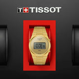 Tissot PRX Digital Quartz Gold Dial Gold Steel Strap Watch for Men - T137.463.33.020.00 Buy Now By Tissot