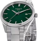 Tissot PR 100 Quartz Green Dial Silver Steel Strap Watch for Women - T150.210.11.091.00 Authentic Buy Shop Now