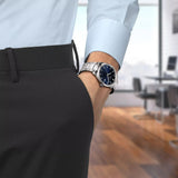 Tissot PR 100 Blue Dial Silver Steel Strap Watch for Men - T150.410.11.041.00 Authentic Buy Shop Now