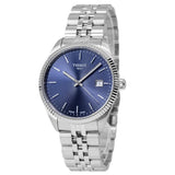Tissot Ballade Quartz Blue Dial Silver Steel Strap Watch for Men - T156.410.11.041.00 Authentic Buy Shop Now