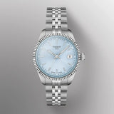 Tissot Ballade Quartz Blue Dial Silver Steel Strap Watch for Women - T156.210.11.351.00 Authentic Buy Shop Now
