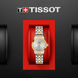 Tissot T Classic Dream Lady Silver Dial Two Tone Steel Strap Watch for Women - T129.210.22.031.00 Authentic Buy Shop Now