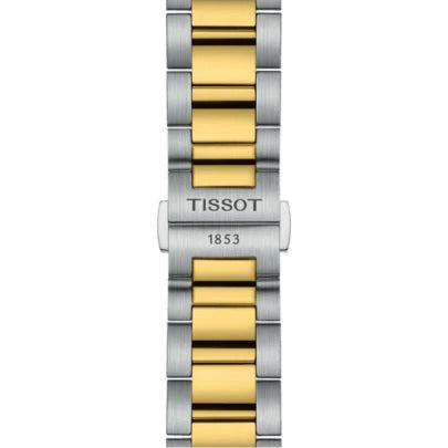 Tissot PR 100 Chronograph Silver Dial Two Tone Steel Strap Watch for Men - T150.417.22.031.00 Authentic Buy Shop Now