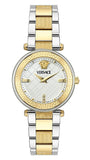 Versace Reve Analog White Dial Two Tone Steel Strap Watch for Women - VE8B00724 Buy Now By Versace