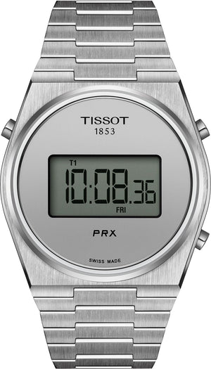Tissot Digital Quartz Silver Dial Silver Steel Strap Watch for Men - T137.463.11.030.00 Buy Now By Tissot
