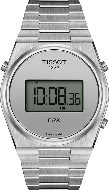Tissot Digital Quartz Silver Dial Silver Steel Strap Watch for Men - T137.463.11.030.00 Buy Now By Tissot