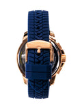 Maserati Successo Chronograph Blue Dial Blue Silicone Strap Watch for Men - R8871621034 Authentic Buy Shop Now
