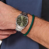 Tissot PR 100 Green Dial Silver Steel Strap Watch for Men - T150.410.11.091.00 Authentic Buy Shop Now
