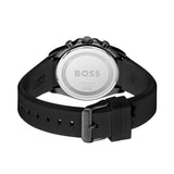 Hugo Boss Strike Chronograph Black Dial Black Rubber Strap Watch for Men - 1514289 Authentic Buy Shop Now