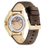 Citizen Mechanical Automatic Green Dial Brown Leather Strap Watch for Men - NJ0173-18X Buy Now By Citizen