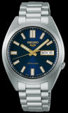 Seiko 5 Sports Automatic Blue Dial Silver Steel Strap Watch for Men - SRPL55K1 Authentic Buy Shop Now