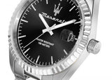 Maserati Competizione Black Dial Silver Steel Strap Watch for Men - R8853100028 Authentic Buy Shop Now