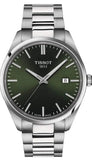 Tissot PR 100 Green Dial Silver Steel Strap Watch for Men - T150.410.11.091.00 Authentic Buy Shop Now