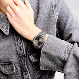 D1 Milano Ultra Thin Anthracite Gray Dial Gray Steel Strap Watch for Men - D1-UTBJ22 Authentic Buy Shop Now