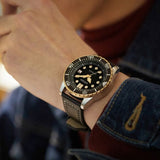 Citizen Mechanical Automatic Black Dial Black Leather Strap Watch for Men - NJ0176-10E Buy Now By Citizen