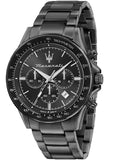 Maserati SFIDA Limited Edition Chronograph Black Dial Black Steel Strap Watch for Men - R8873640016 Authentic Buy Shop Now