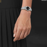 Tissot PRX Quartz Diamonds Black Dial Silver Steel Strap Watch for Women - T137.010.11.056.00 Authentic Buy Shop Now