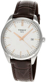 Tissot PR 100 Quartz Silver Dial Black Leather Strap Watch for Men - T150.410.16.031.00 Authentic Buy Shop Now
