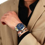 Maserati Competizione Diver Blue Dial Two Tone Steel Strap Watch for Men - R8873600010 Authentic Buy Shop Now