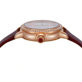 Emporio Armani Mia Mother of Pearl Dial Red Leather Strap Watch for Women - AR11646 Buy Now By Emporio Armani