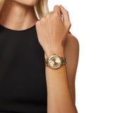 Versace Virtus Quartz Gold Dial Gold Steel Strap Watch for Women - VEHU00720 Buy Now By Versace