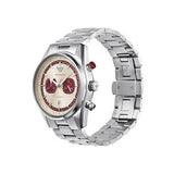 Emporio Armani Racer Chronograph White Dial Silver Steel Strap Watch for Men - AR11645 Buy Now By Emporio Armani