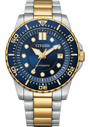Citizen Mechanical Automatic Blue Dial Two Tone Steel Strap Watch for Men - NJ0174-82L Buy Now By Citizen