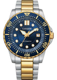 Citizen Mechanical Automatic Blue Dial Two Tone Steel Strap Watch for Men - NJ0174-82L Buy Now By Citizen