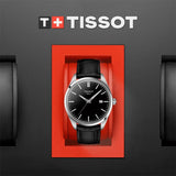 Tissot PR 100 Black Dial Black Leather Strap Watch for Men - T150.410.16.051.00 Authentic Buy Shop Now