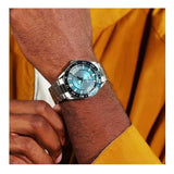 Hugo Boss Runner 3H Green Dial Silver Steel Strap Watch for Men - 1514208 Buy Now By Hugo Boss