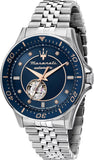 Maserati SFIDA Special Edition Automatic Blue Dial Silver Steel Strap Watch for Men - R8823140013 Authentic Buy Shop Now