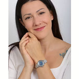 Emporio Armani Gianni T-Bar Blue Dial Silver Steel Strap Watch for Women - AR11627 Buy Now By Emporio Armani