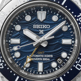 Seiko Prospex 1968 Heritage Divers GMT The Great Wave Limited Edition Blue Dial Silver Steel Strap Watch for Men - SPB509J1 Authentic Buy Shop Now