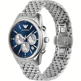 Emporio Armani Antonio Chronograph Blue Dial Silver Steel Strap Watch for Men - AR11582 Buy Now By Emporio Armani