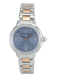 Emporio Armani Three Hand Blue Dial Two Tone Steel Strap Watch for Women - AR11597 Buy Now By Emporio Armani