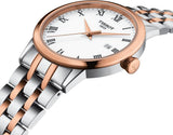 Tissot T Classic Dream Quartz White Dial Two Tone Steel Strap Watch for Men - T129.410.22.013.00 Authentic Buy Shop Now
