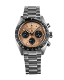 Seiko Solar Prospex Diver Speedtimer Chronograph Limited Edition Brown Dial Silver Steel Strap Watch for Men - SSC951 Authentic Buy Shop Now