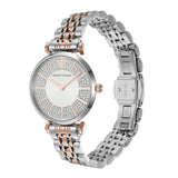 Emporio Armani Gianni T Bar Silver Dial Two Tone Steel Strap Watch for Women - AR11537 Buy Now By Emporio Armani
