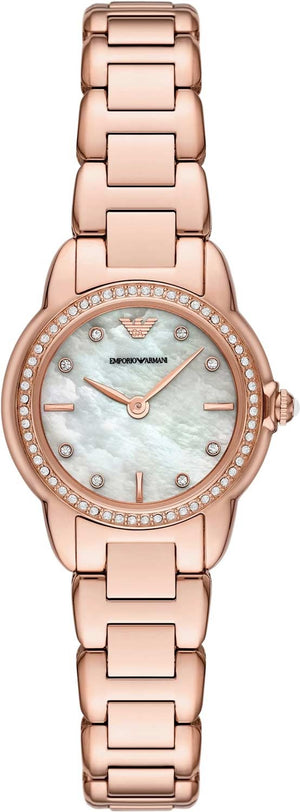 Emporio Armani Mia Mother of Pearl Dial Rose Gold Steel Strap Watch for Women - AR11671 Buy Now By Emporio Armani