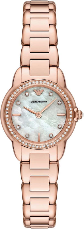 Emporio Armani Mia Mother of Pearl Dial Rose Gold Steel Strap Watch for Women - AR11671 Buy Now By Emporio Armani