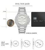 Hugo Boss Taper Chronograph White Dial Silver Steel Strap Watch for Men - 1514087 Authentic Buy Shop Now